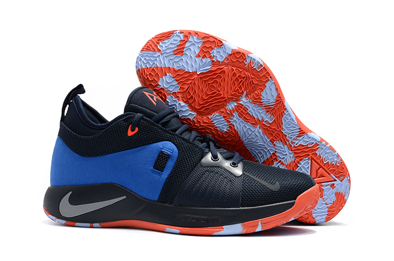 Nike PG 2 Black Blue Red Basketball Shoes